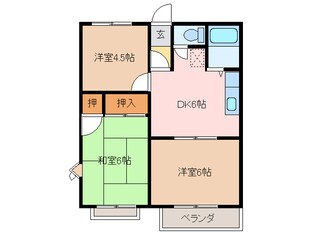 高茶屋駅 徒歩19分 1階の物件間取画像